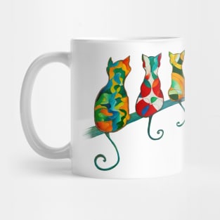 Kaleidoscope Kittens Mug